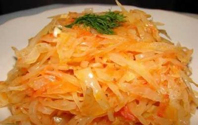 Тушеная капуста