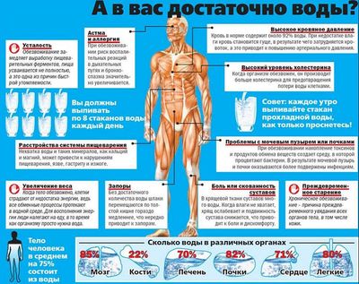 количество воды в день