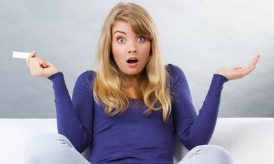 Женщина сделала тест