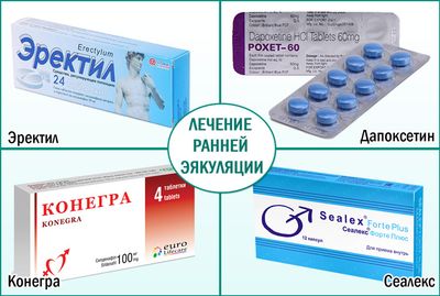 Медикаментозное лечение преждевременного семяизвержения