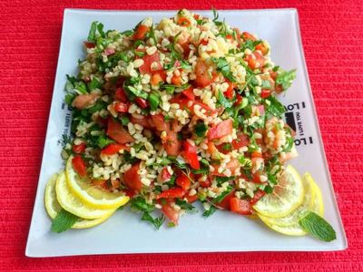 Салат табуле с овощами