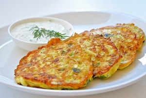 Кабачковые оладьи