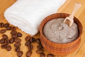 Скраб для ног из кофе