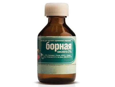 Борная кислота для промывания глаз