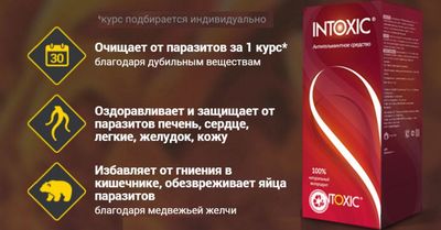 Антипаразитарное средство Intoxic