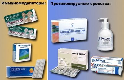 фото: препараты для лечения впч