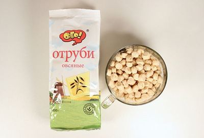 Спрессованные овсяные отруби